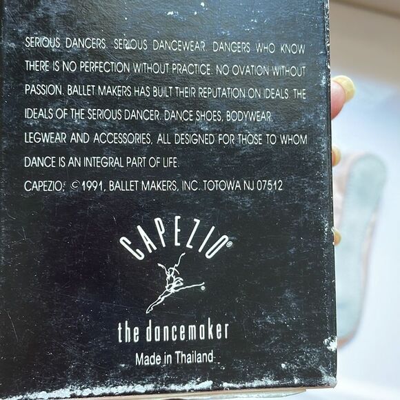 Vtg 1991 new in box Capezio Daisy pink leather ballet slippers/dance‎ shoes - Picture 5 of 6